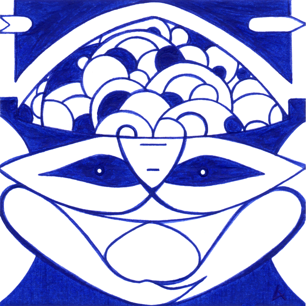 Befreiendes „Alles – Vergessen“ – Tintenbild zeigt wie Loslassen Chaos in Weite verwandelt.