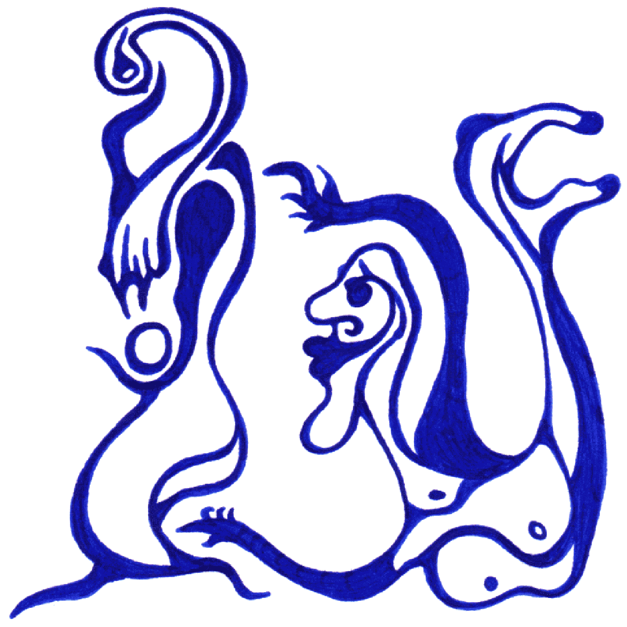 Linienillustration „Ansprechen“ als Symbol für Kommunikation, Initiative und Unsicherheit