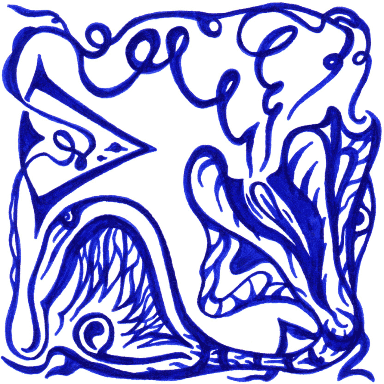 Inspirierende Tintenzeichnung „Atemzug“ symbolisiert Rhythmus, Vergänglichkeit und stille Bewegung