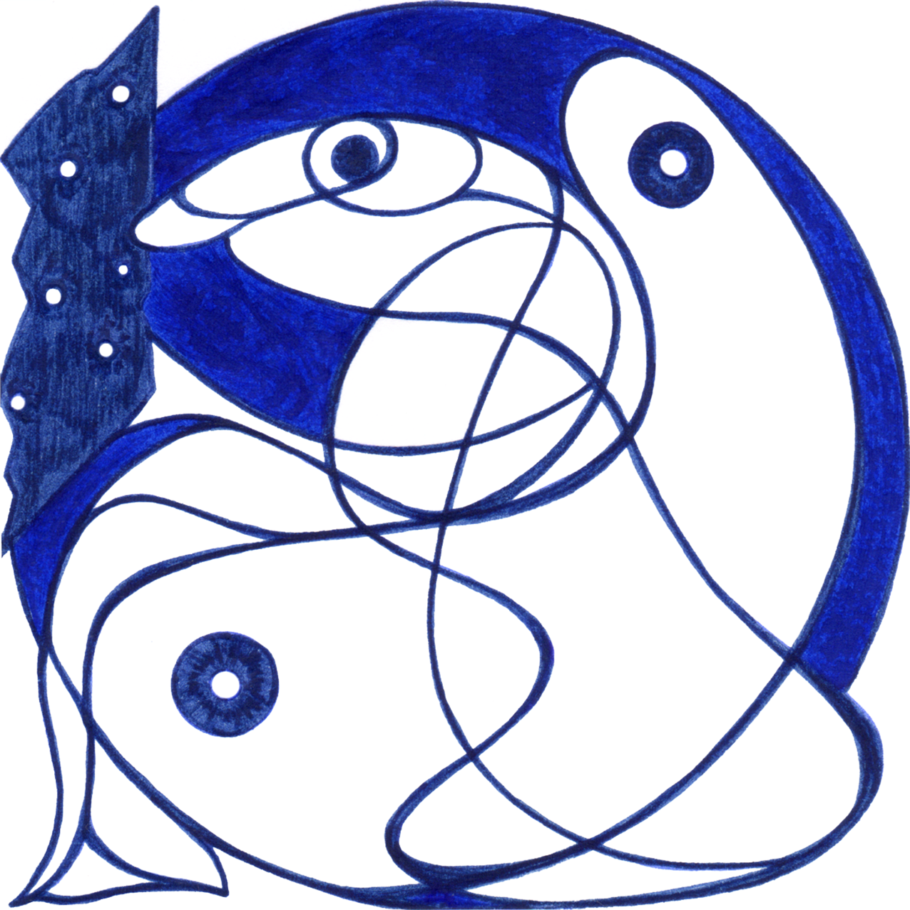 Ursprüngliches „Aus Nichts ins Nichts“ – Tintenbild zeigt Geburt von Fremdem zwischen den Rissen des Ichs