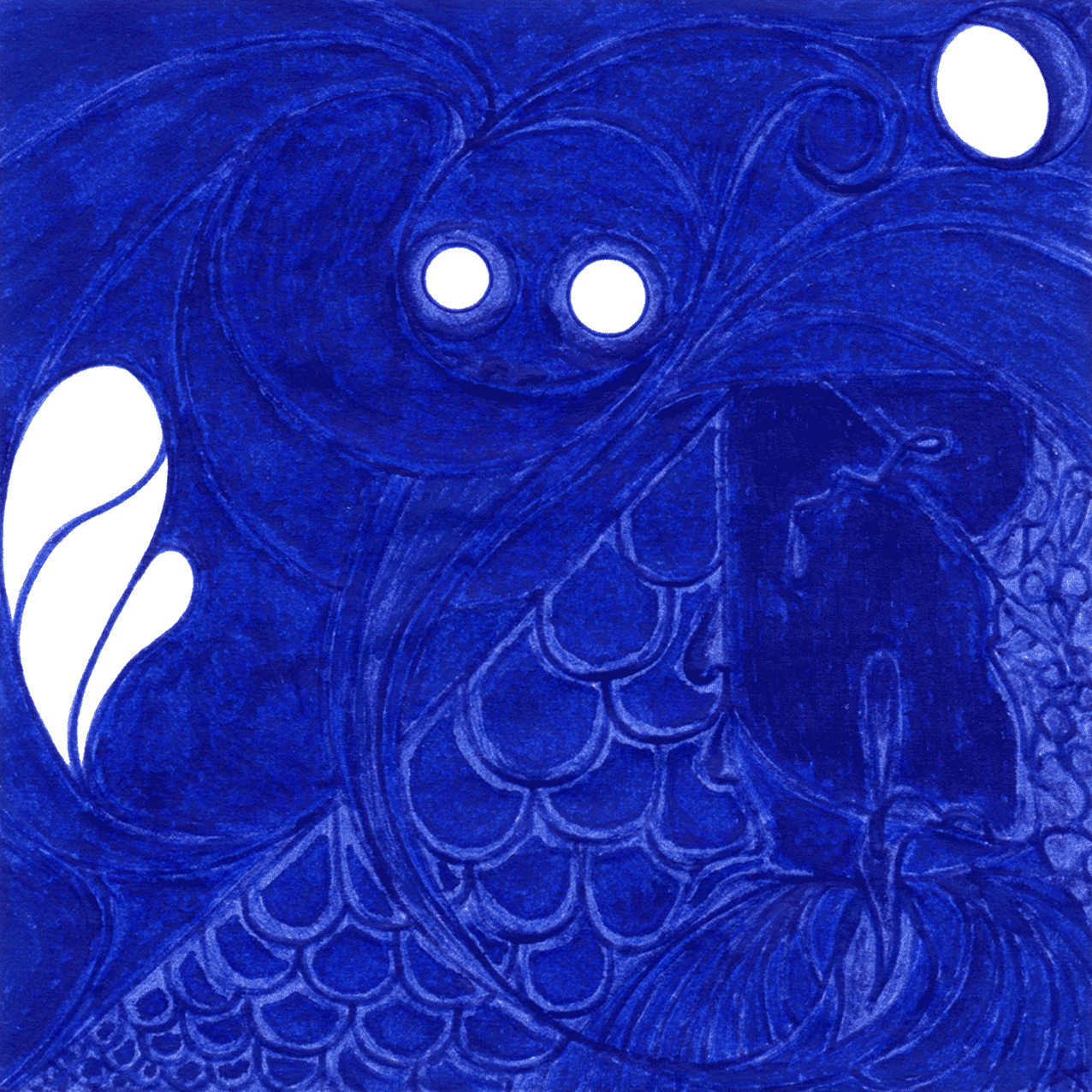 Düsteres Tintenbild „Befreie und geh“ – enthüllt das verborgene Ich hinter der Fassade, es kann erschrecken