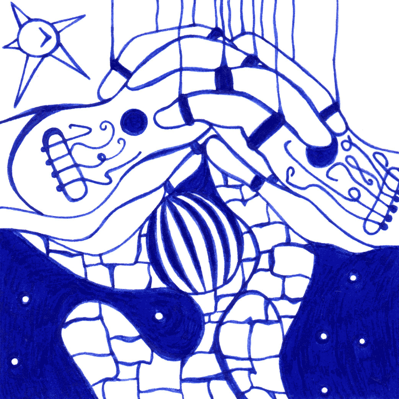 Warnend „Beihilfe“ – Tintenbild über Unterstützung und die Verantwortung der Folgen