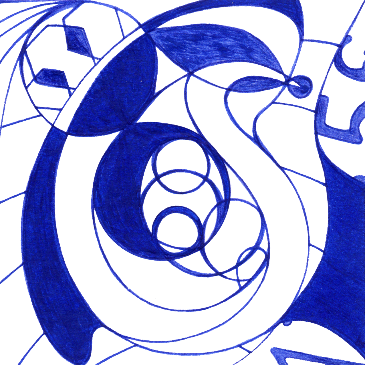 Verzeihendes Tintenbild "Beiß dich nicht selbst": die befreiende Erkenntnis, kein Richter der eigenen Gefühle zu sein.