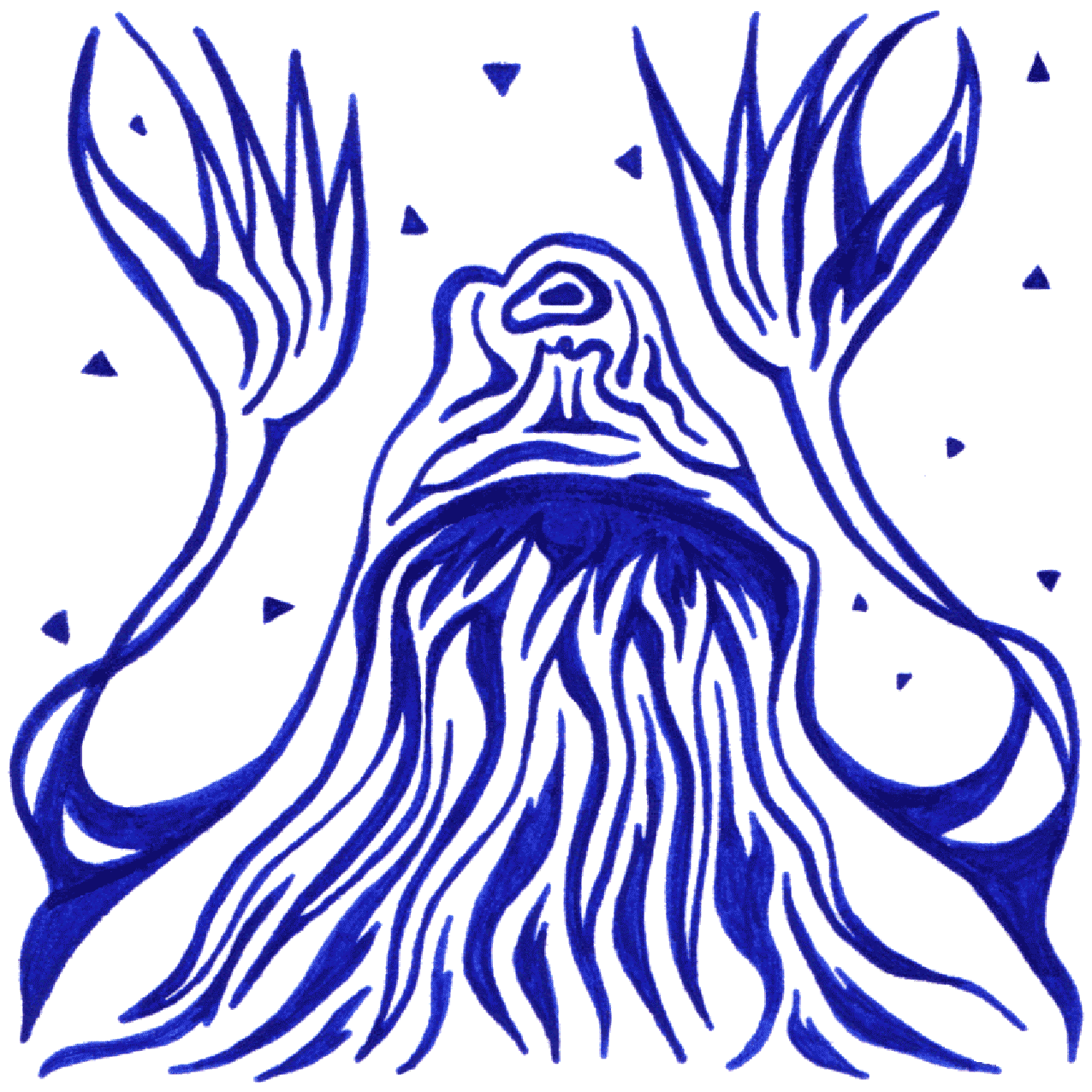 Symbolische Linienillustration „Chance“ als Darstellung von Möglichkeiten und unkontrollierbarem Schicksal