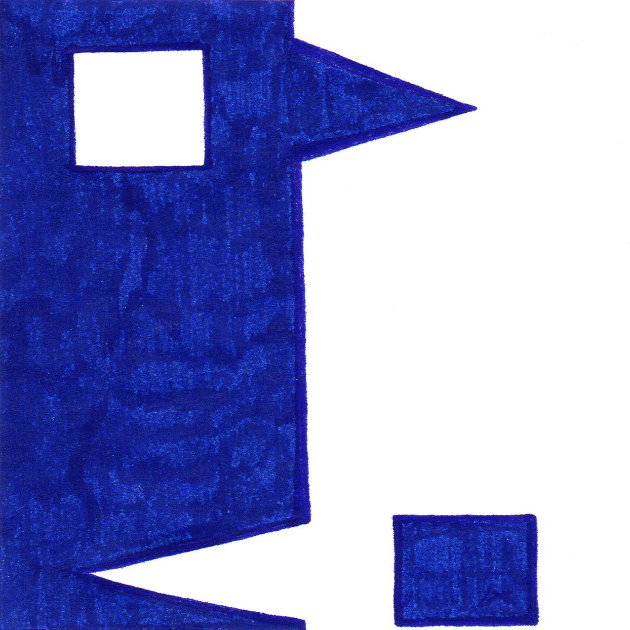 Abstrakte Tintenlinien „Die Sauberkeit“, klare Formen spiegeln Harmonie zwischen Gegensätzen