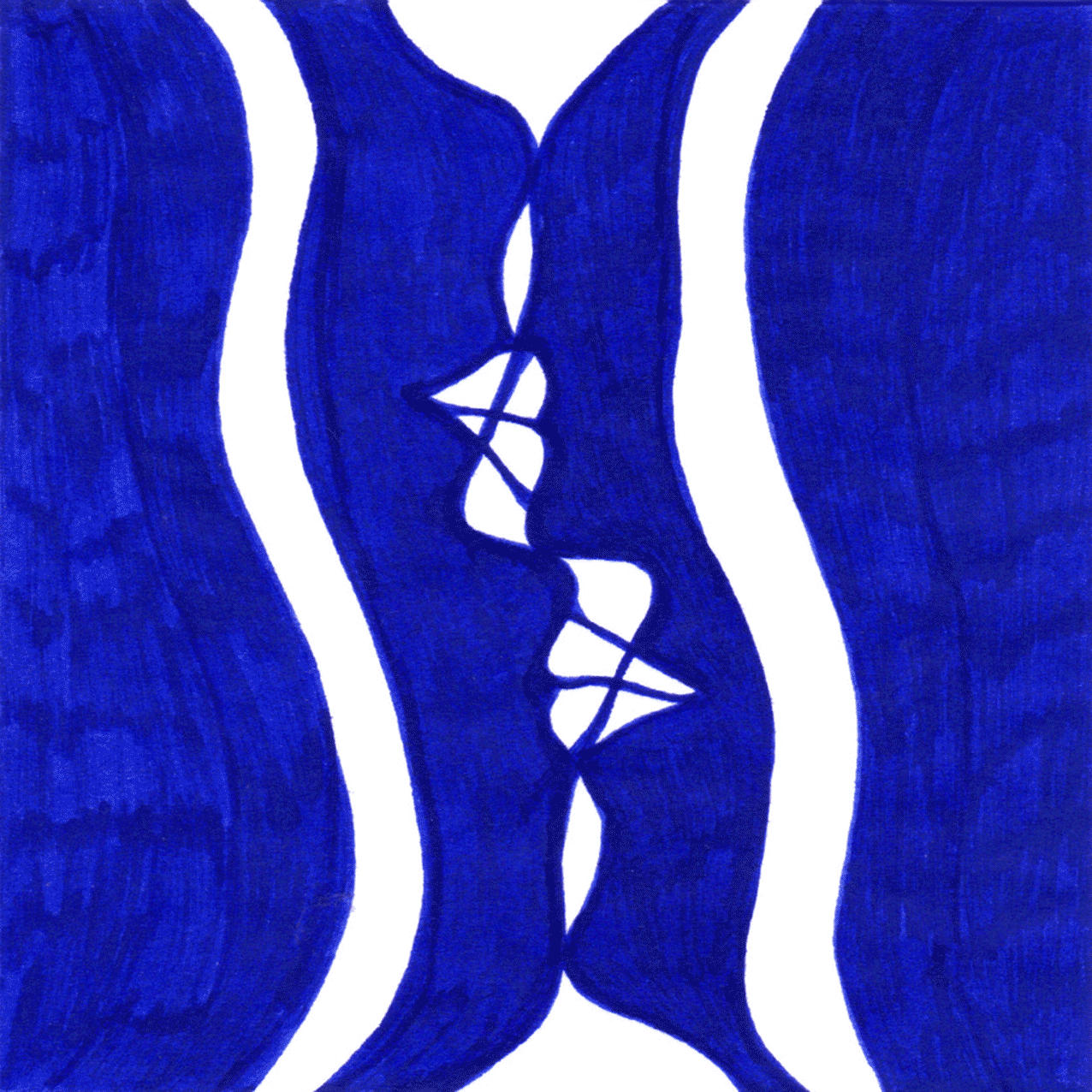 Harmonievolle Tintenlinien in „Einvernehmen“ symbolisieren Einigkeit, Balance und Zusammenhalt