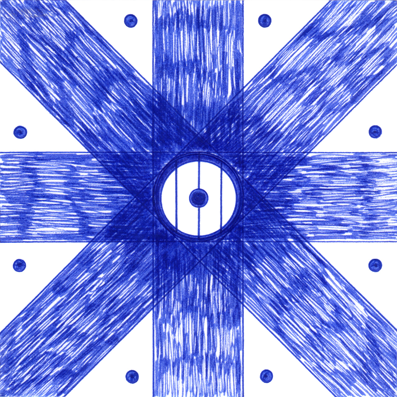 Abstraktes „Entstehung eines Gedankens“ – Tintenbild zeigt Ursprung im Formenspiel, noch vor jeder Sprache