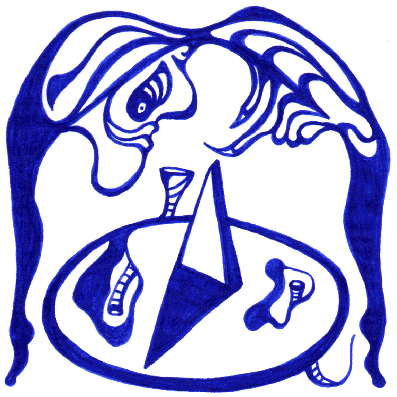 Offene Tintenillustration „Fehler erlauben“, zeigt Mut, Freiheit und Entwicklung