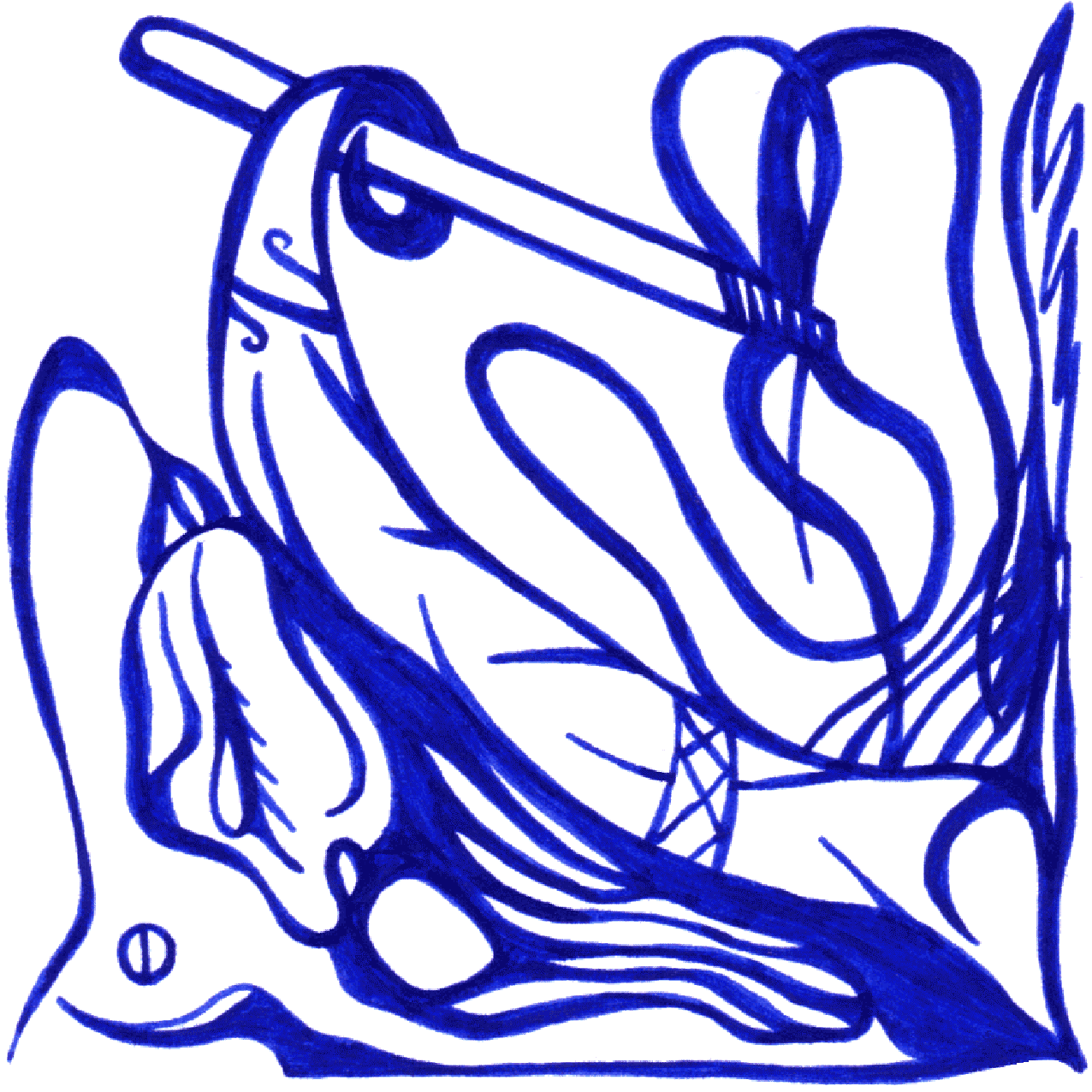 Intensive Darstellung von Fehlerangst als Tintenbild, Symbol für innere Unruhe und Selbstzweifel