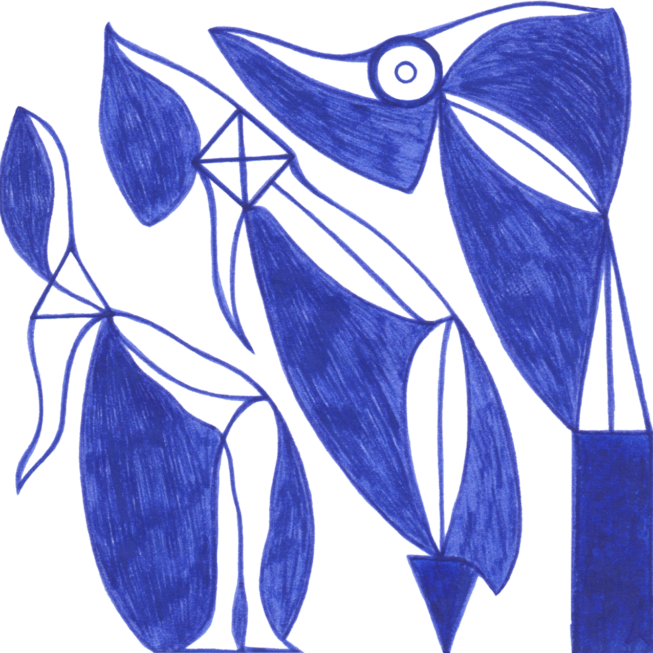 Selbstbestimmtes Tintenbild "Freiwillig aufm Podest": die wertschätzende Rückschau auf eigene Erfolge.