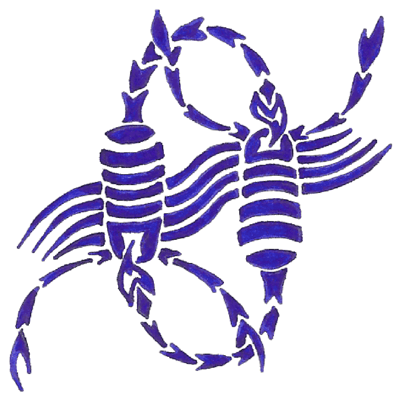 Symbolisches Tintenbild „Freundschaft“ mit verschlungenen Linien, Symbol für Verbundenheit