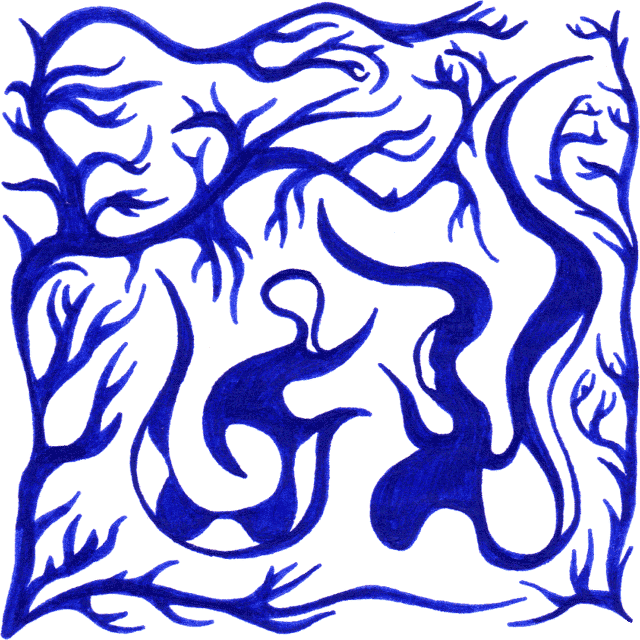 Tintenbild „Für zwei“ zeigt Intimität und Verbindung, inspiriert von gemeinsamen Momenten