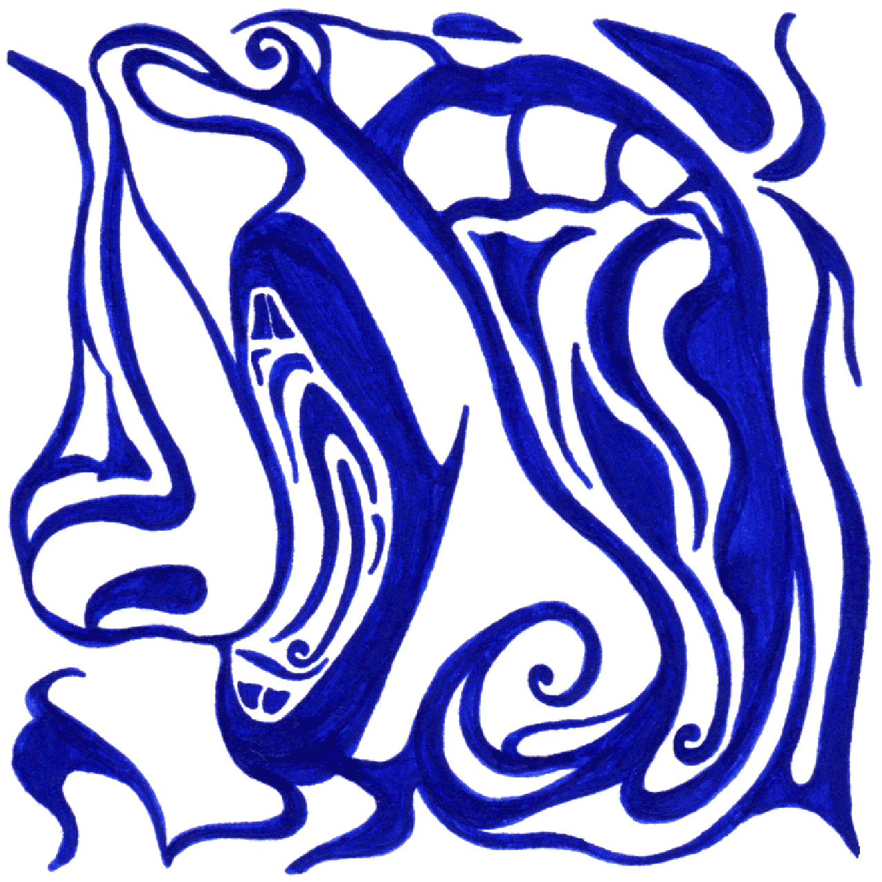 Tintenillustration „Geruch“, fängt flüchtige Eindrücke und überraschende Wahrnehmungen ein