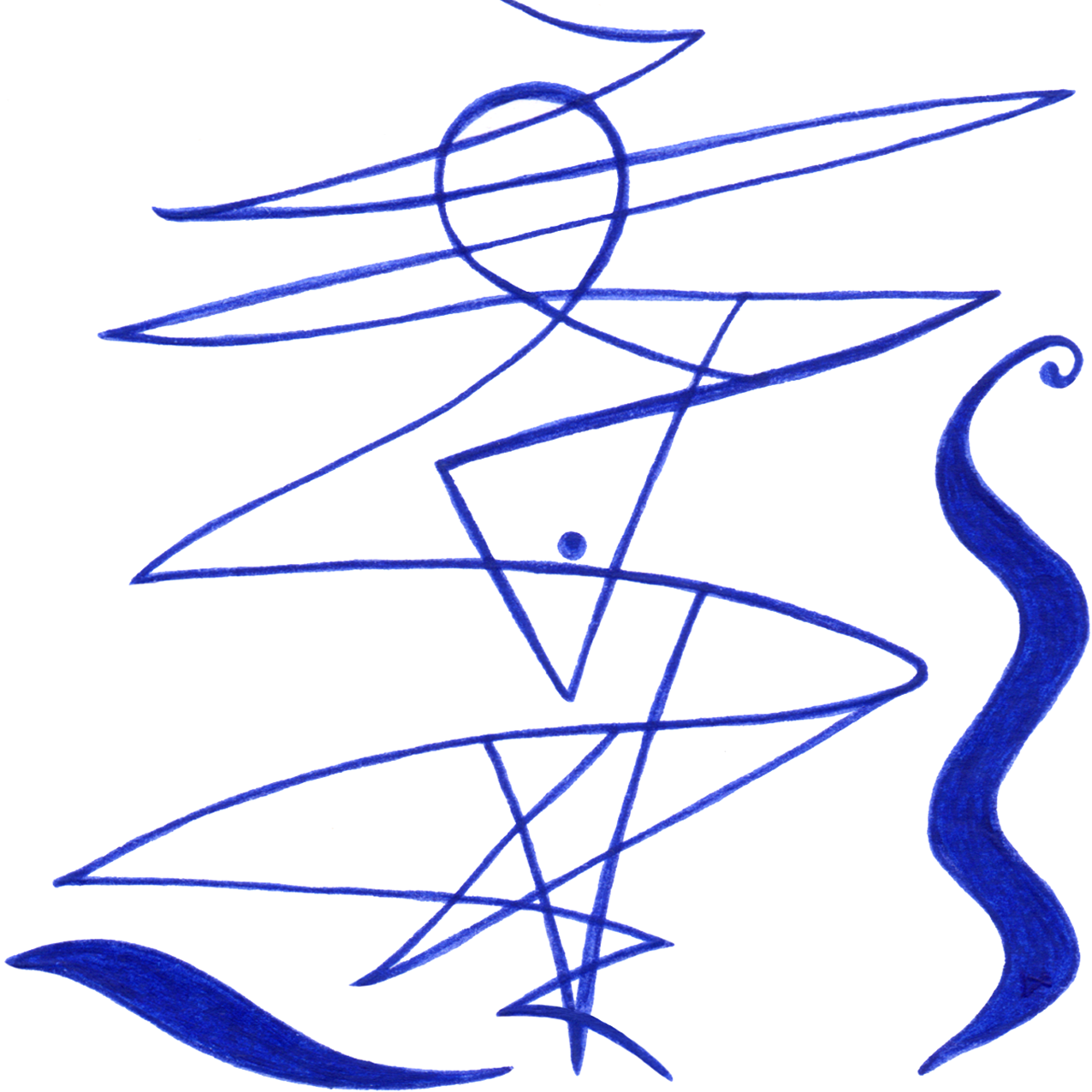 Eleganz „Grazie“ – Tintenbild zeigt anmutige Leichtigkeit, Stille in der Bewegung eingefangen