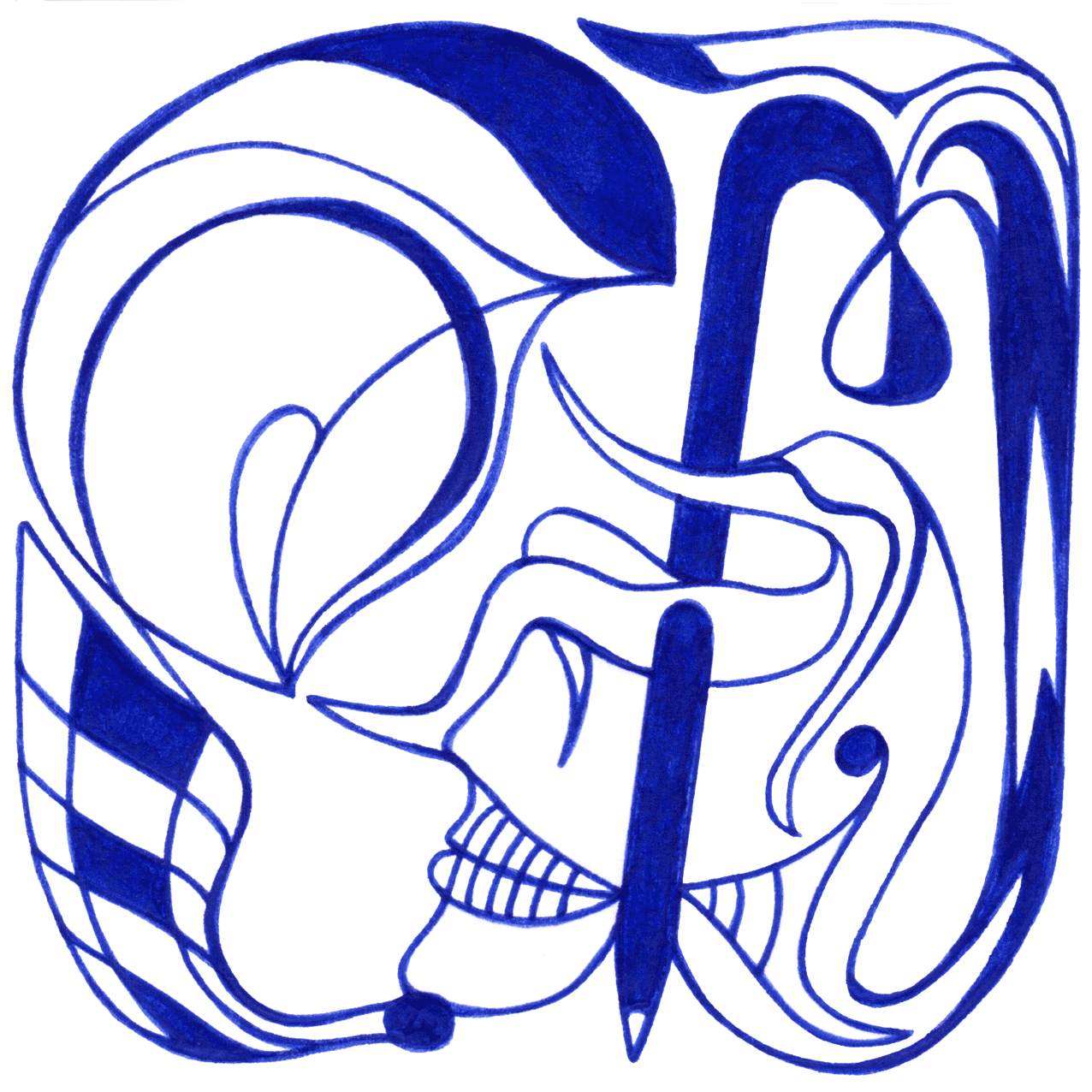 Ein nachdenkliches Tintenbild „Ich bin kein Feind“ über Verständnis, Kritik und vorsichtige Nähe.