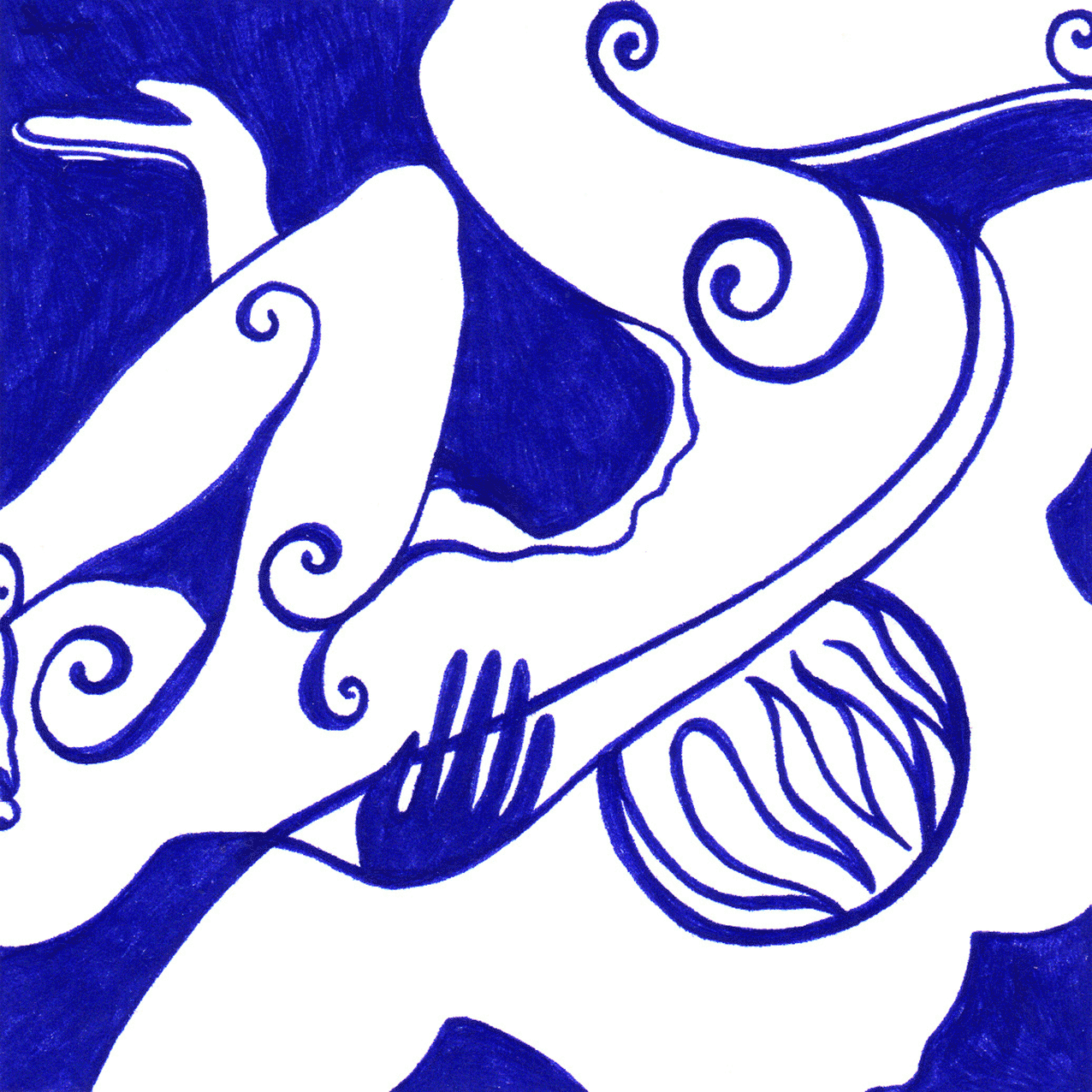 „Körpergefühl“ – Tintenlinien folgen verborgenen Impulsen tief im Inneren