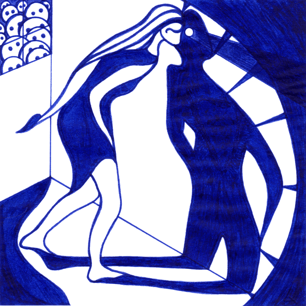 Tintenbild „Leidenschaft zu Schatten“ – eigene Neigungen bringen andere zum Strahlen