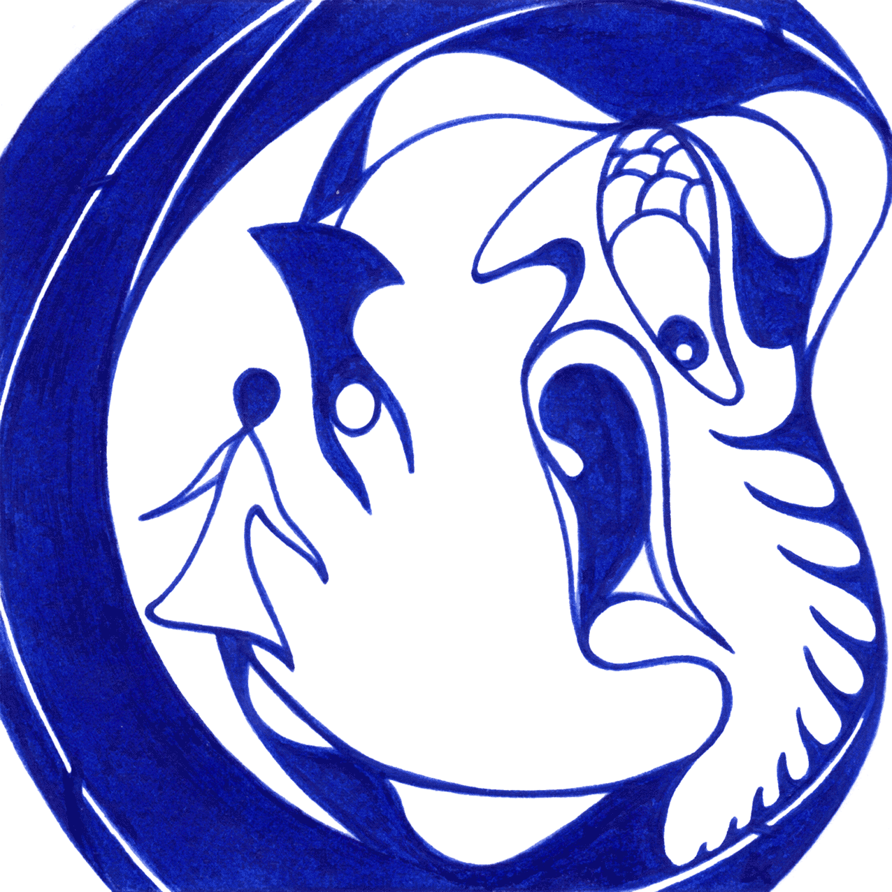 Widerständig „Manipulation“ – Tintenbild über Ausgrenzung, ungewollte Einflussnahme und Freiheit