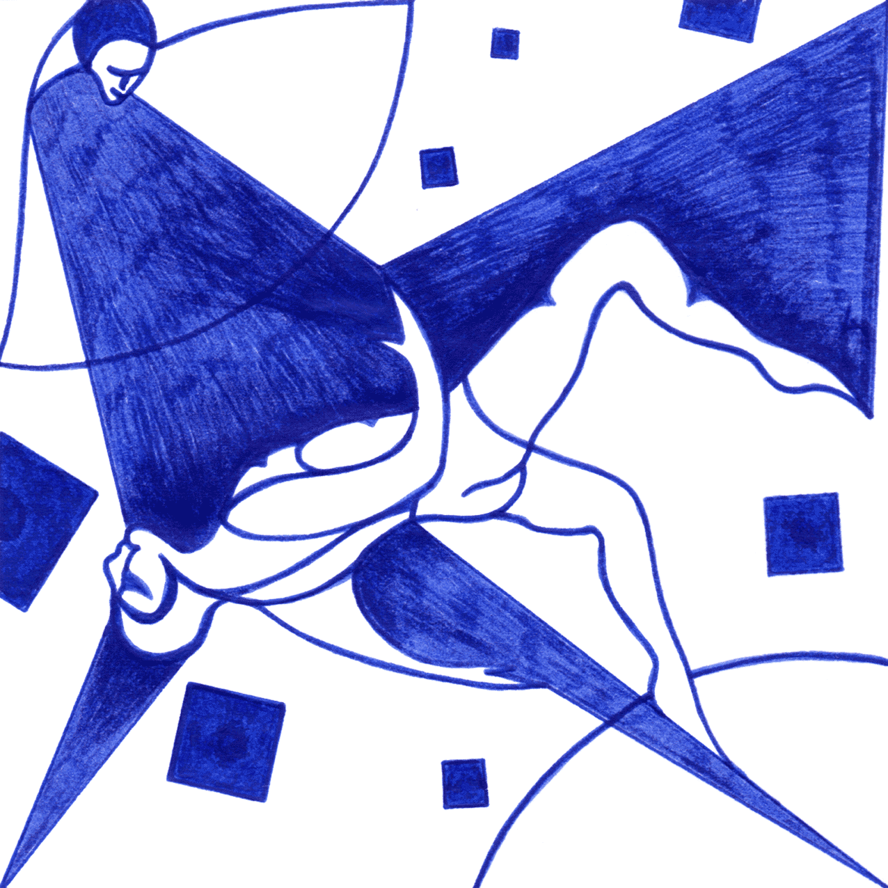 Zartes Tintenbild „Nimm mich mit“ – zwischen Einsamkeit der Träume und neuer Hoffnung