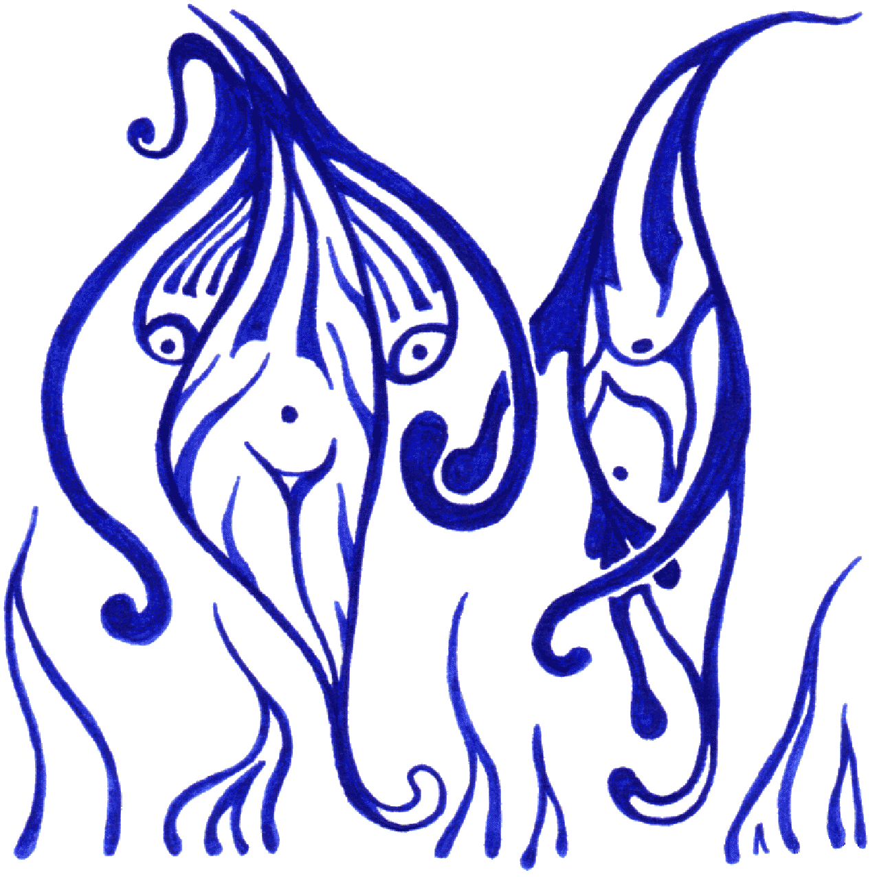 Nachdenkliche Illustration „Schamgefühl“ als Symbol für Zurückhaltung, Selbstbewusstsein und soziale Hemmung