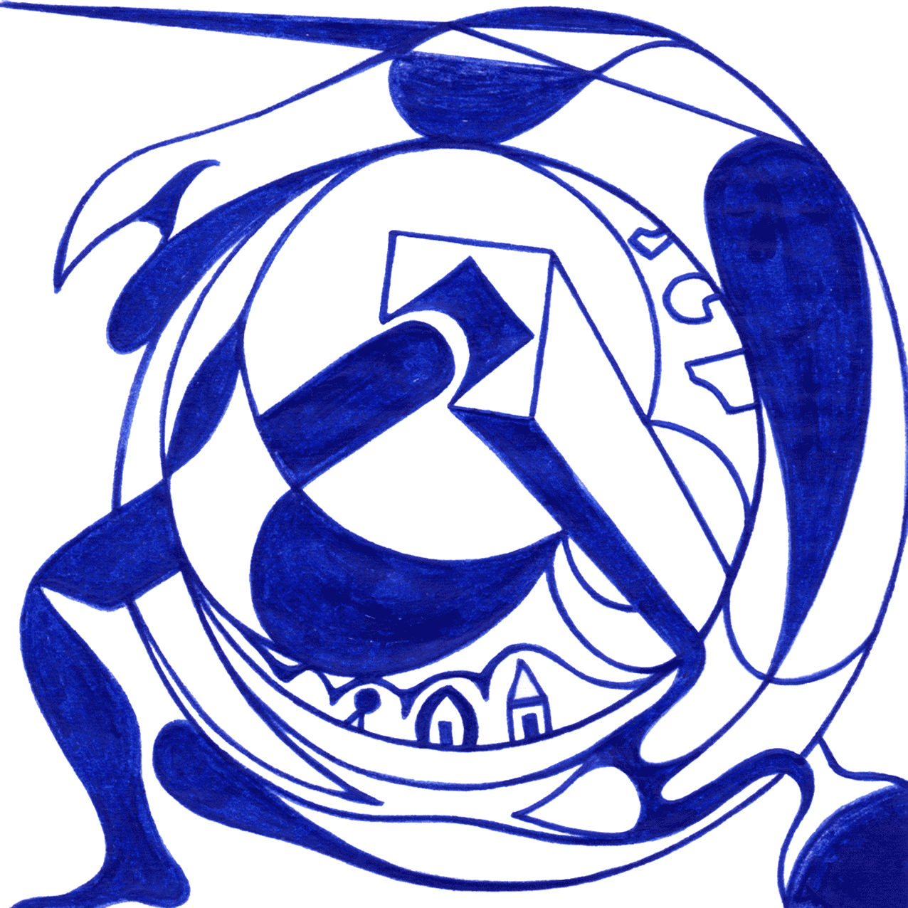 Tintenbild „Schrittweise“ – Erkenntnisse, die nur langsam ans Licht kommen und war genommen werden