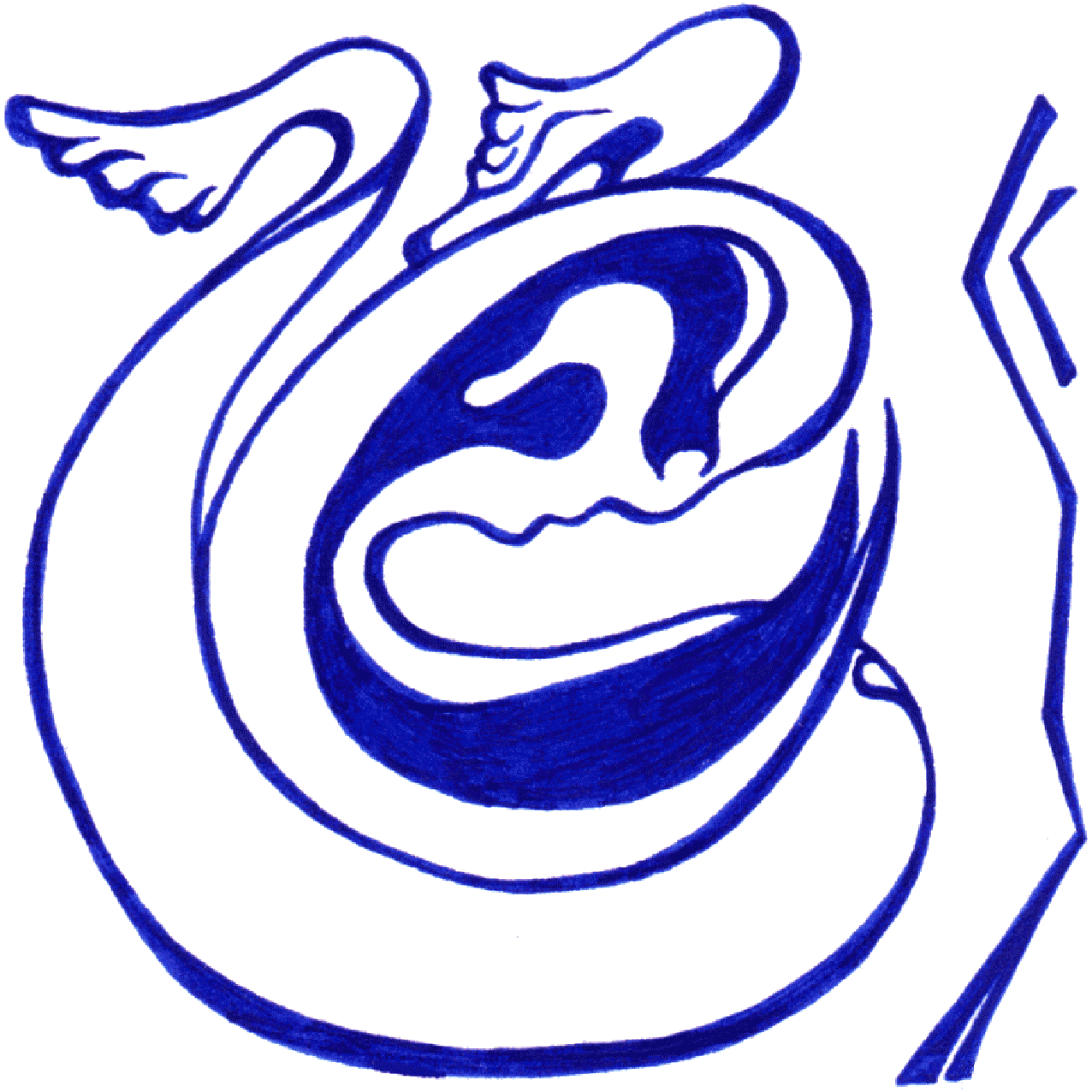 In sich gekehrte Person betet, Sinnbild für Selbstreflexion und Demut