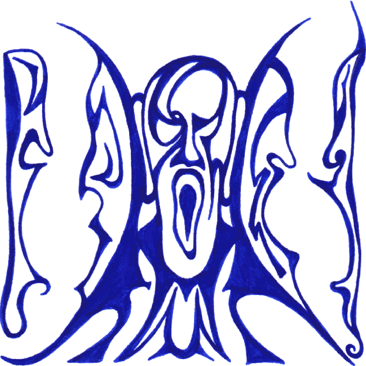 Symbolische Linienillustration „Sich einmischen“ als Darstellung von Einmischung und Fremdschicksal