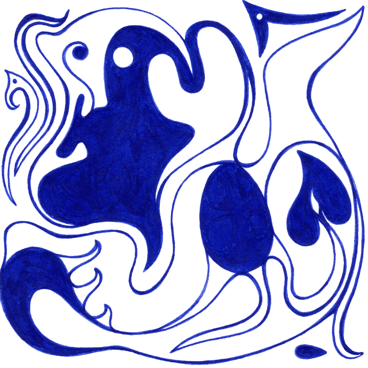 Nachdenkliches Tintenbild „Sie sind anders“ – über Andersartigkeit, unerklärliche Menschen und Zustände