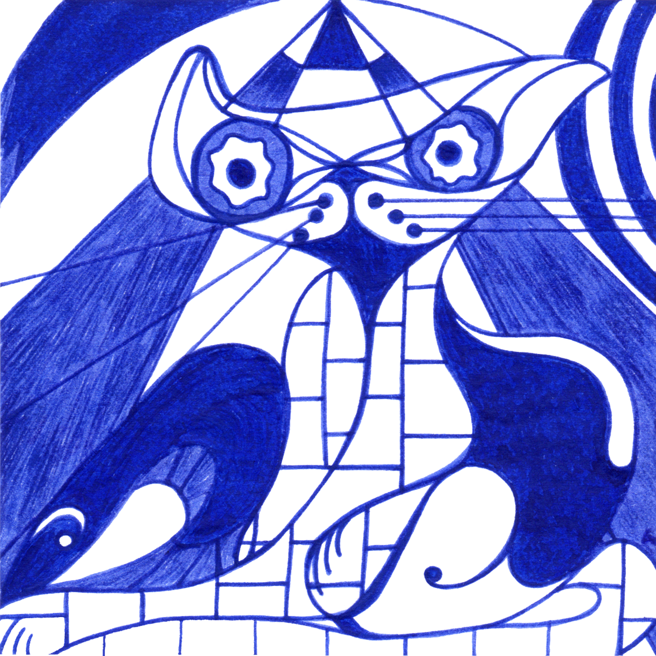 Rätselhaftes „Sphinx-Song“ – Tintenbild zeigt geheimnisvolles Singen und stille Botschaften