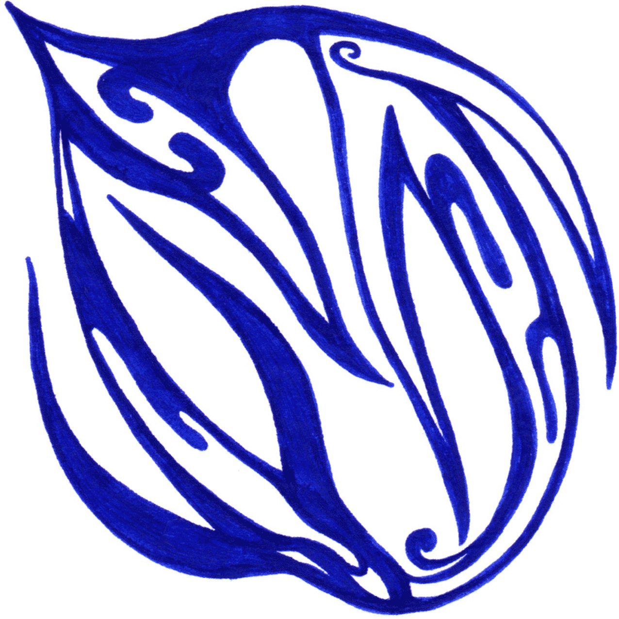 Dynamische Tintenlinien in „Sturz“ symbolisieren Fall, Wendepunkt und Neubeginn