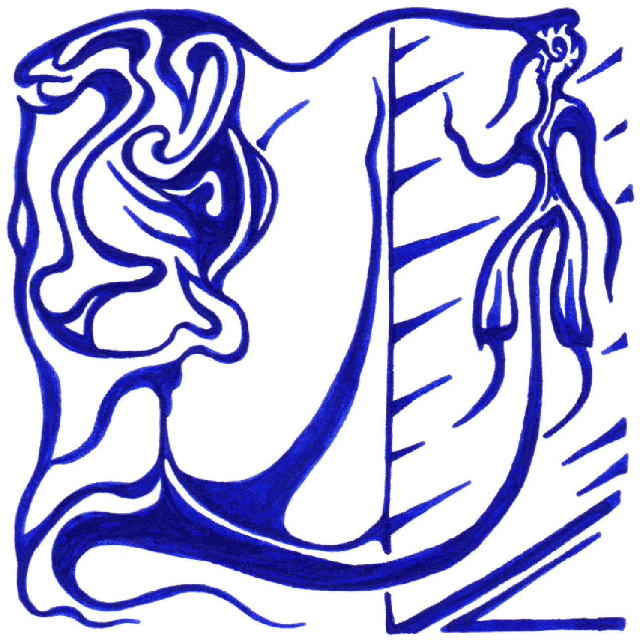 Illustration zum Nachdenken „Suche“ als Symbol für Entdeckung, Orientierung und das Streben nach Erkenntnis