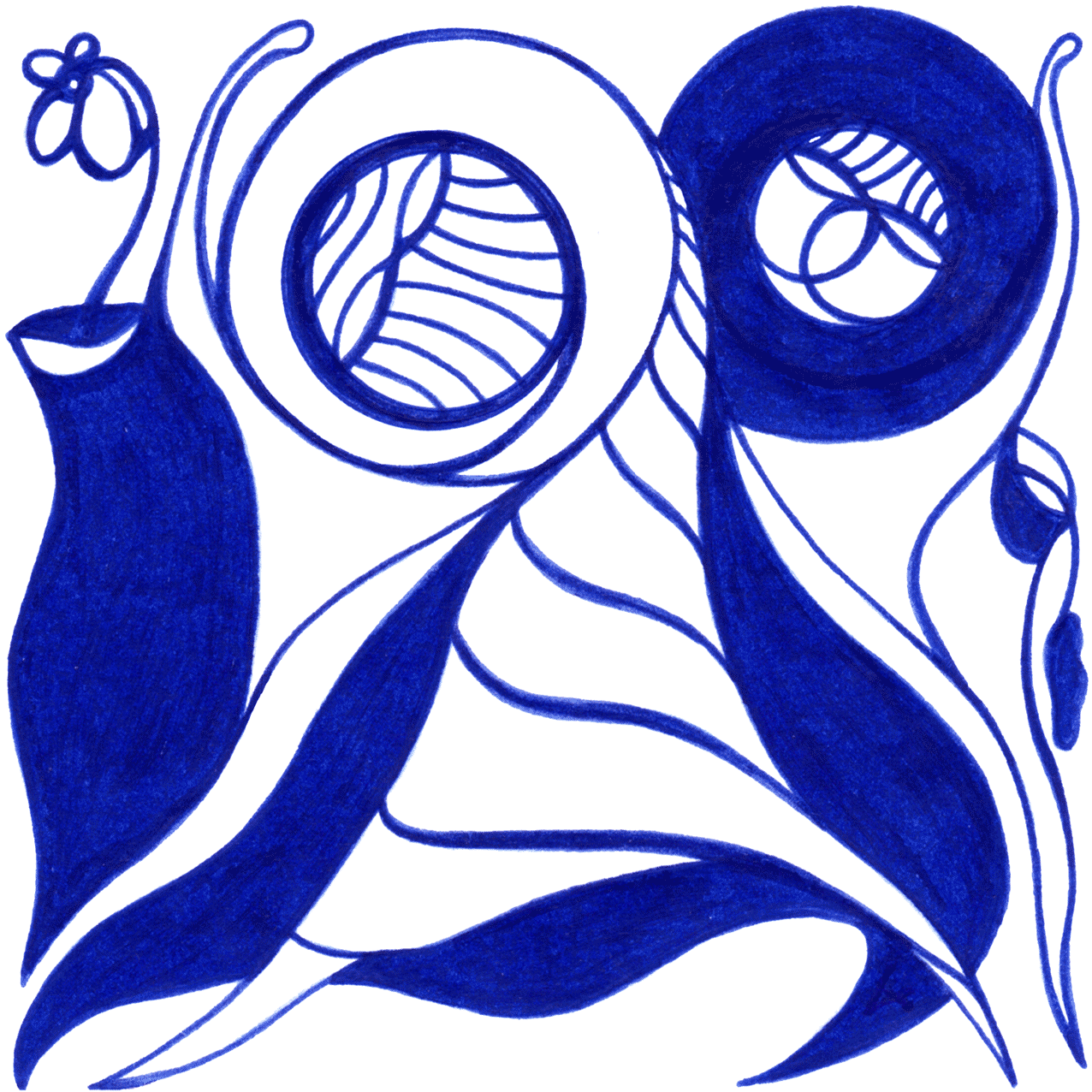 „Umarme dich selbst“ – Tintenbild über Selbstakzeptanz, Nähe zu sich selbst und stille Zärtlichkeit