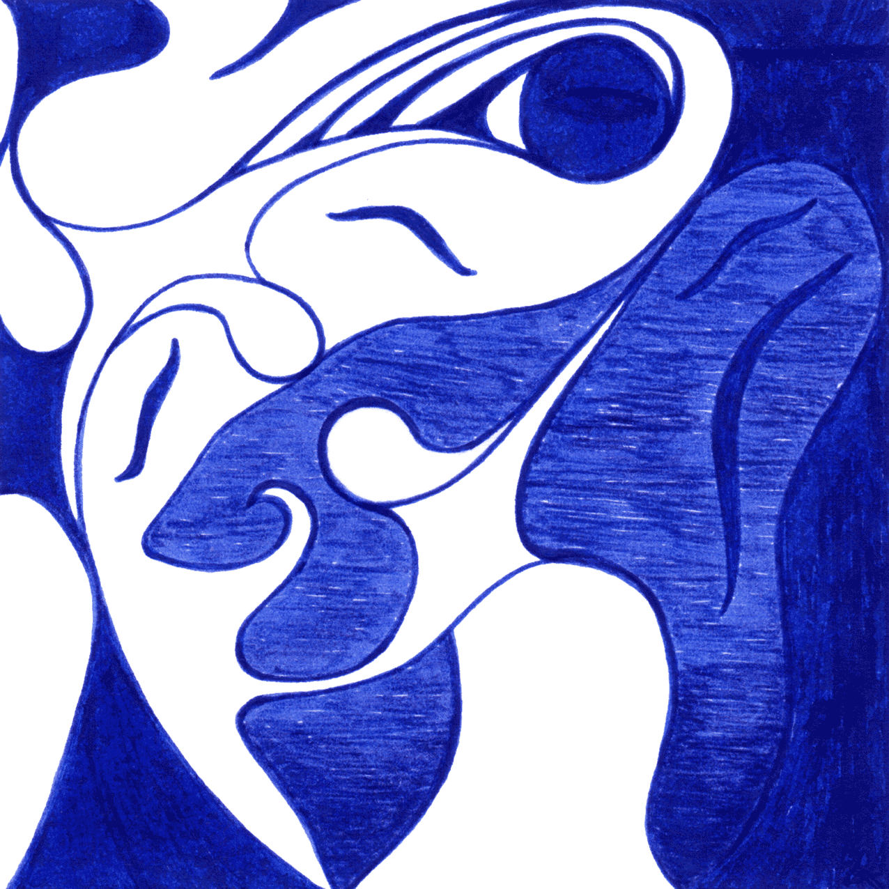 Tintenbild „Unerkennbare Beschützer“ – stille Helfer und Beschützer, anders und doch schützend