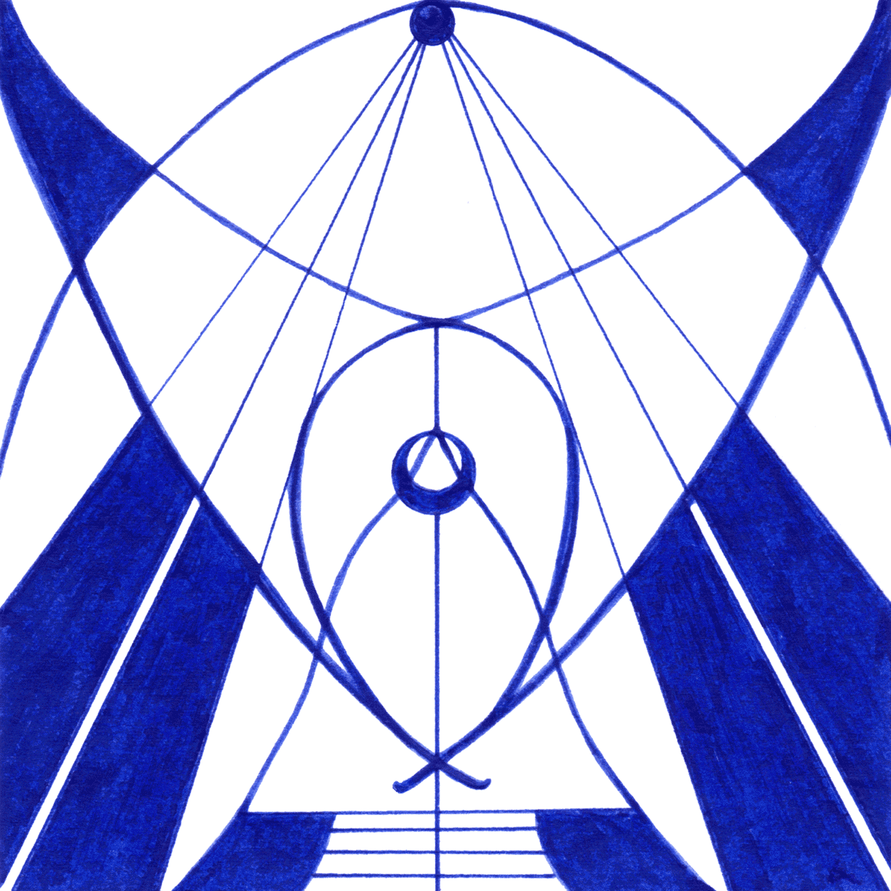 Leises „Von dort“ – Tintenbild über Herkunft, Übergang und das Rätsel des Daseins