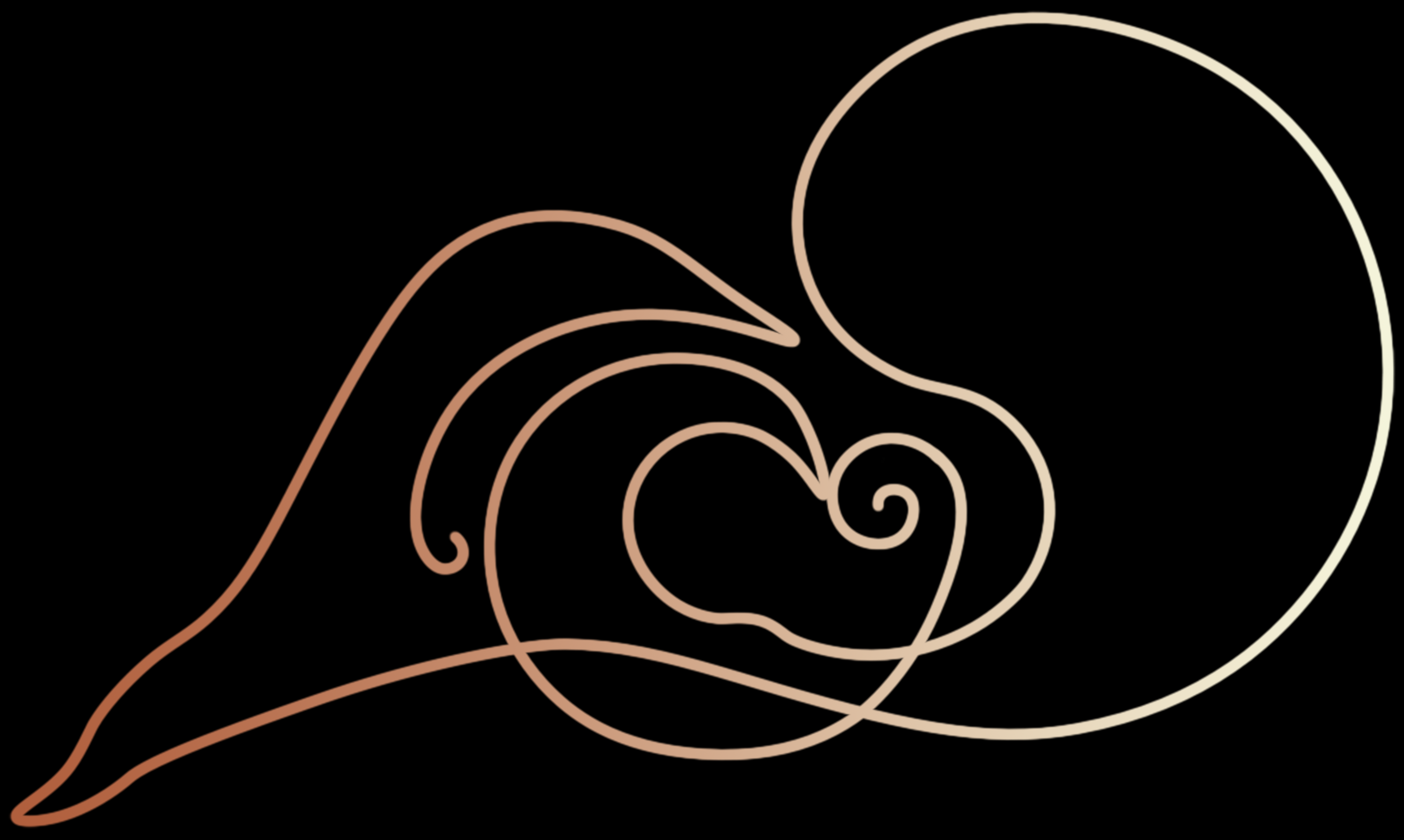 Geborgenheit ARCATRA Darstellung mit Farbverlauf und harmonischer Verbindung