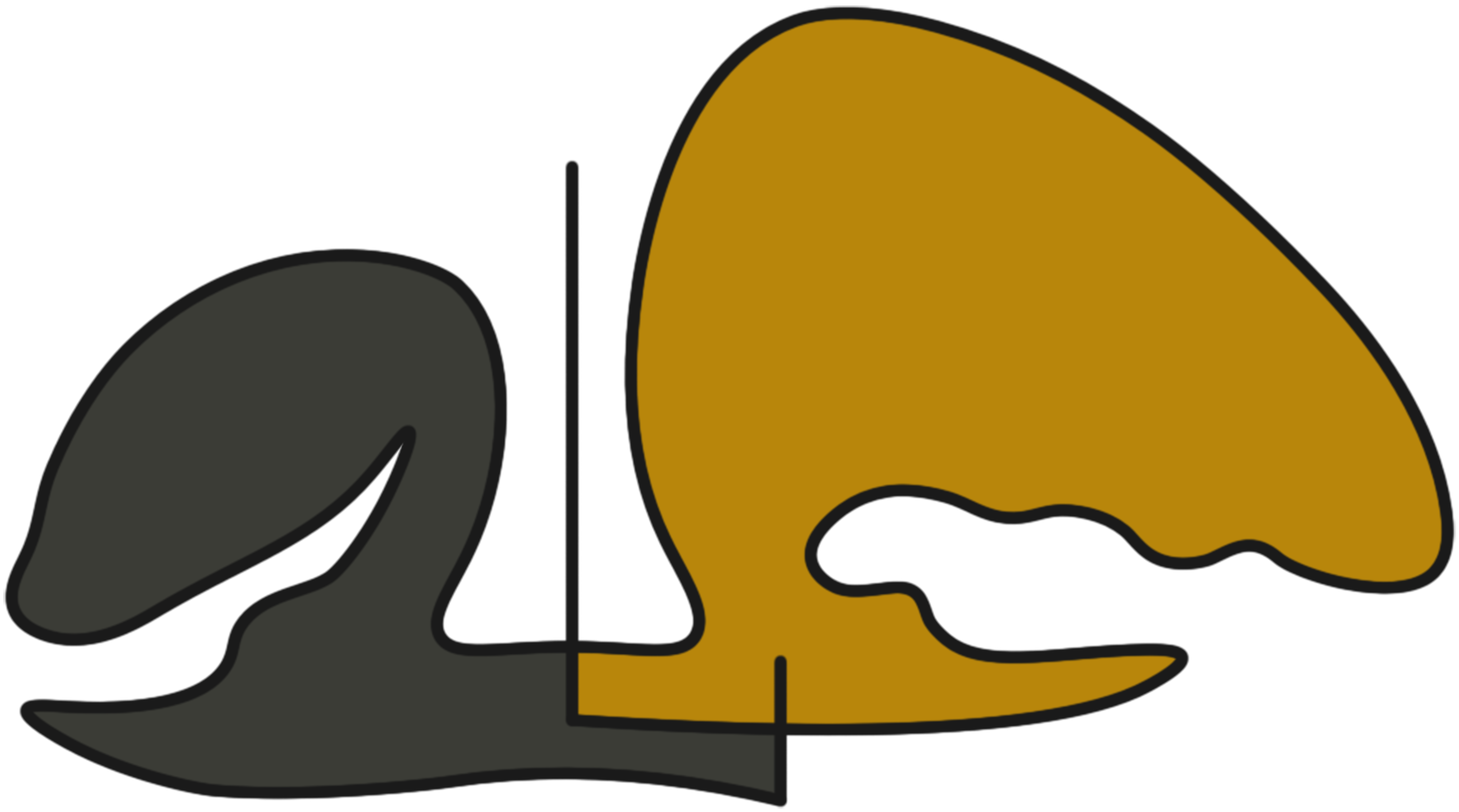 Groll ARCATRA Einlinienzeichnung mit Farbimpulsen und geteilter Stimmung